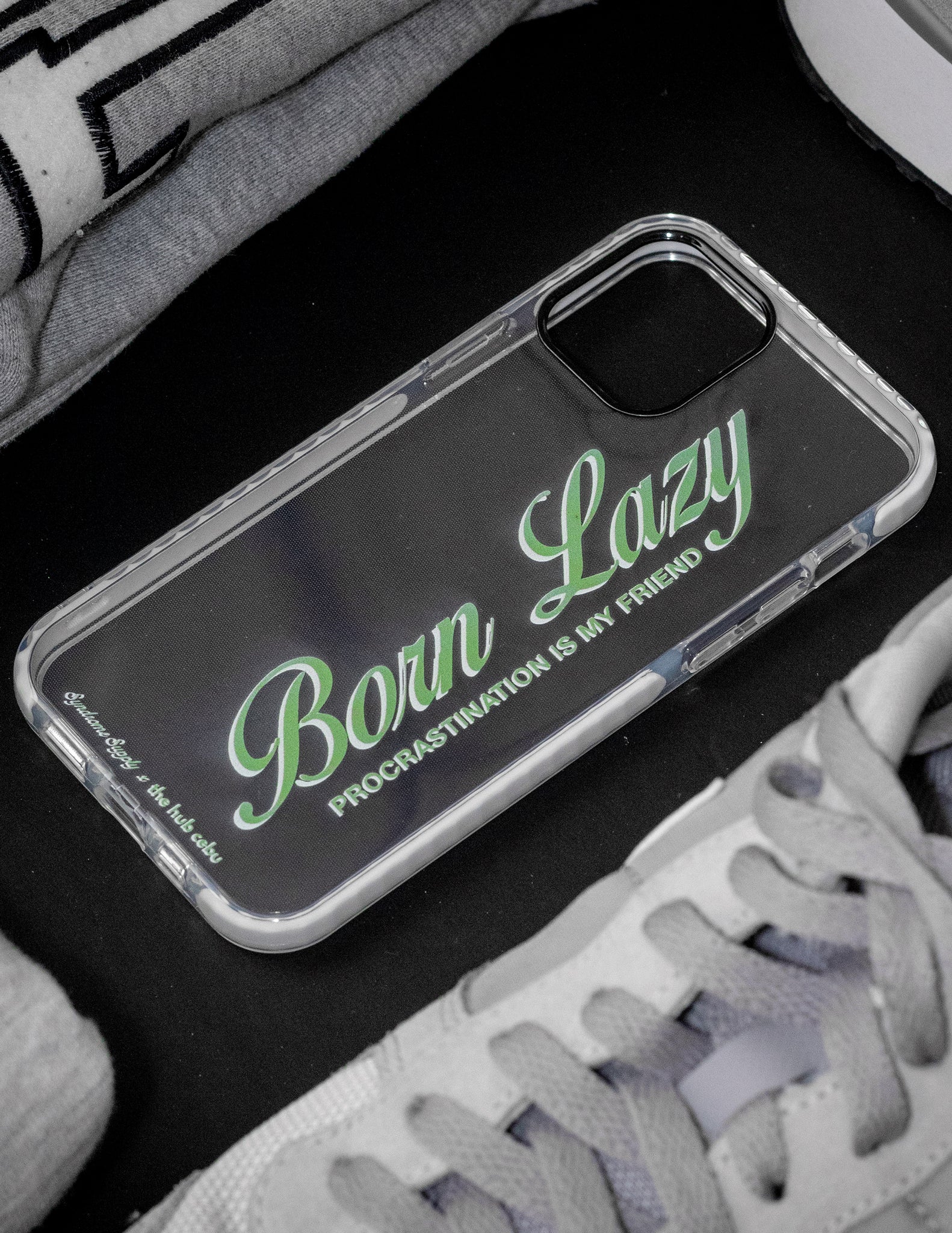 Born Lazy iPhone Case